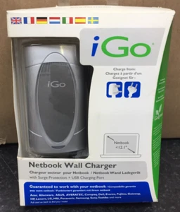 iGo Netbook Travel Charger 40w Eu & UK Acer Asus HP Lenovo Samsung Toshiba +++ - Picture 1 of 5
