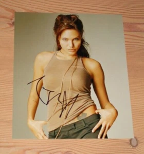 Sexy ANGELINA JOLIE Autógrafo Original ¡FOTO GRANDE! - Imagen 1 de 1
