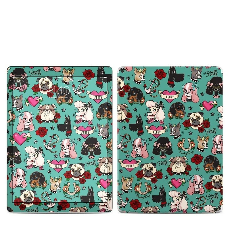 DecalGirl IPDP-TATDOGS 12.9 in. 1st Gen Skin For Apple iPad Pro - Tattoo Dogs - Image 1 of 1
