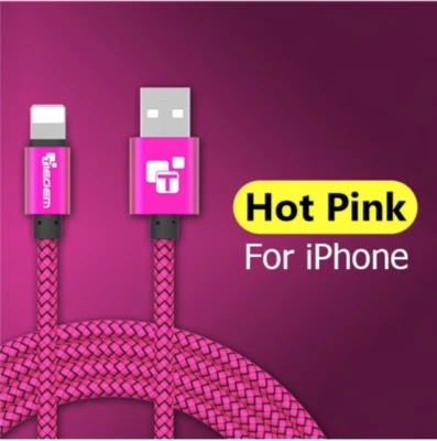 TIEGEM USB Cable Charger For Original Genuine OEM Apple iPhone X 8 7 6S Plus 5S - Image 1 of 4