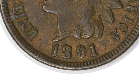 1891/1891 Indian Head Cent-Snow 3 RPD FS-301-High Grade Circ Variety!!-c2470dcxx Cover