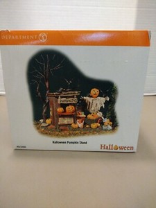 Department 56 Halloween Pumpkin Stand 2001 Retired