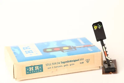 HR Modelle DDR H0  5711/519/24  Tageslichtsignal gelb grün  in OVP (320017) 5934 - Bild 1 von 2
