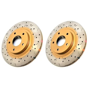 4954XS DBA Front Drilled & Slotted Rotor PAIR fits 03-05 350Z, 02-06 I35 Maxima - Picture 1 of 12