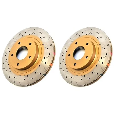 4954XS DBA Front Drilled & Slotted Rotor PAIR fits 03-05 350Z, 02-06 I35 Maxima - Image 1 of 4