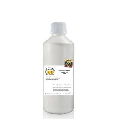 HD CHEMICALS Polysorbate 20 Tween 20 Water solubiliser, Emulsifier High Quality FREE PP