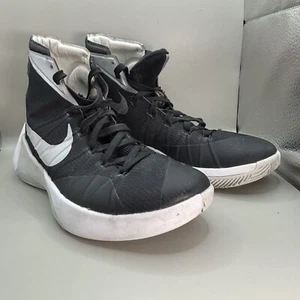 Nike Women's Size 9 Basketball Hightop Shoes Black/White - Picture 1 of 6