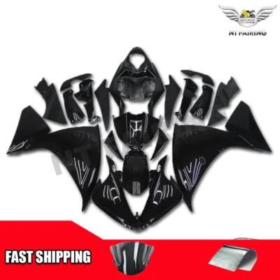 Carenado negro inyección FU para carrocería YZF-R1 2009 2010 2011 Yamaha YZF1000 R1 Foto 1 de 4
