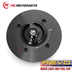 REVO-B Black Quick Lock Fuel Cap For Z900 (ABS) 17 18 19 20 21 - Bild 1 von 5