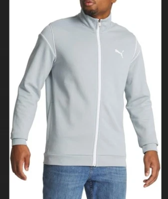 Chaqueta deportiva grande Puma para hombre - gris Foto 1 de 4