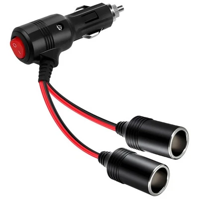 12 Volt/24volt Car Power Splitter Adapter Perfectly Fit For Mini Car Vacuum - image 1 of 4