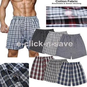 3 6 12 Herren Karo Boxershorts Unterwäsche Trunk Karo Karo Baumwolle Boxershorts - Bild 1 von 3