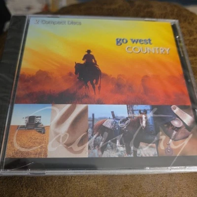 GO WEST COUNTRY - ORIGINAL ARTISTS -  24 TRACKS 2 DISC CD - Image 1 of 2