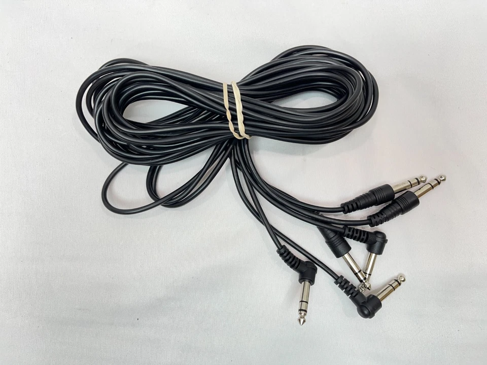 Roland PCS-11F estéreo (TRS) 11' cables de conexión cables cables 1/4" - PAQUETE DE TRES  Foto 1 de 1