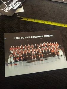 1989-90 Foto Squadra Philadelphia Volantini Emissione Squadra Cartolina - Foto 1 di 2