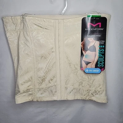 Corsé Maidenform Modelador Cintura Grande Marfil Ultra Firme Nuevo con Etiquetas Foto 1 de 4