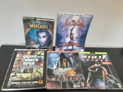 Lote de 5 Guías de Estrategia de Videojuegos 3 Juegos Brady y 2 Prima's Oficiales Usados Foto 1 de 4