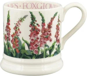 Emma Bridgewater Handmade in UK 1/2 Pint Mug - Dogs - FOXGLOVES - Picture 1 of 1