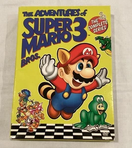 Adventures Of Super Mario Bros 3 - The Complete Series (DVD, 2007) Missing Disc - Imagen 1 de 9