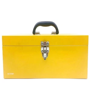 16" Großer Werkzeug Organizer Tragbare Metall Werkzeugkiste Verriegelungswerkzeug Angelgerät M... - Bild 1 von 6