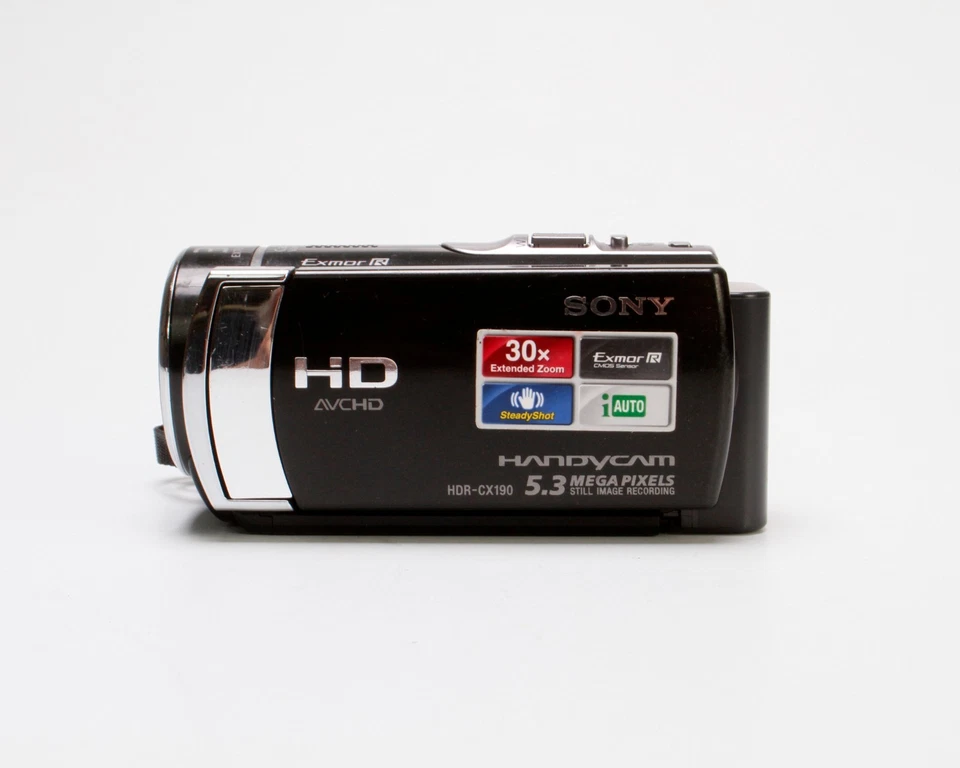 Videocámara Sony HDR-CX190 HD (negra) Foto 1 de 4