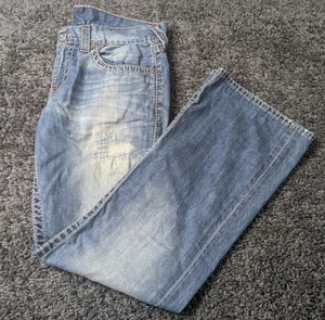 True Religion Boot Cut Jeans Herren 34 Blau Denim - Bild 1 von 10