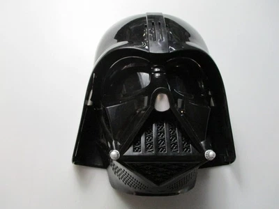 Darth Vader Mask Adult Black Cosplay Snap Adjust Plastic Voice Change NonWorking - Image 1 of 4