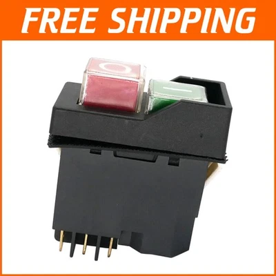 IP55 Rated 6-Pin Push Button Switch - Reliable Replacement for Ridgid Table Saws - Image 1 of 3