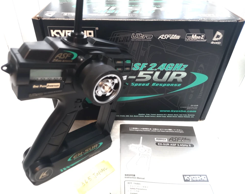 Kyosho EX-5UR Transmitter  Mini-Z ASF 2.4GHz For Mini-Z /dNaNo w/Manual MINT - Image 1 of 4