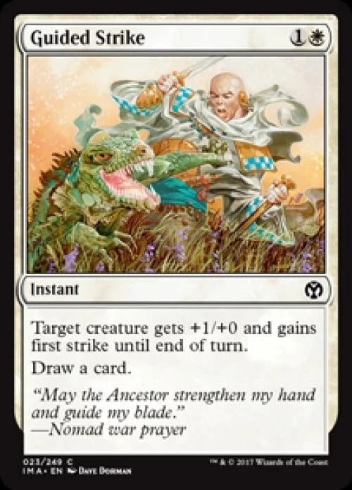 Guided Strike -Foil Light Play MTG Iconic Masters - Image 1 of 1