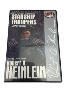 ⭐ Robert A. Heinlein STARSHIP STROOPERS Unabridged MP3 Audiobook CD MINT ⭐ - Picture 1 of 3