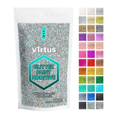 v1rtus闪光油漆添加剂适用于乳液天花板卧室厨房墙壁 — 第 1/4 张图片