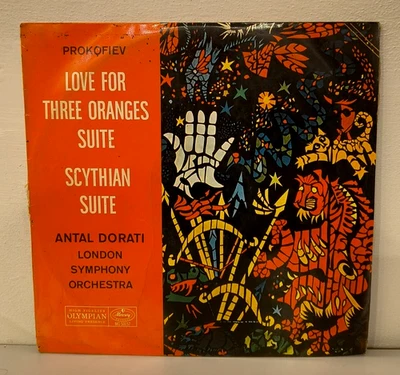 Prokofiev - Love For Three Oranges Suite Scythian Suite - Vinyl VG LP Mono - Photo 1/4