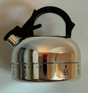 Vtg Revereware Classic Tea Kettle 60 Minute Kitchen Timer 2.5" tall EUC - Picture 1 of 5