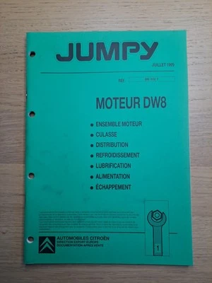 (348A) Manuel d'atelier CITROEN Jumpy - Moteur DW8 Culasse Distribution Alim... - Photo 1/4
