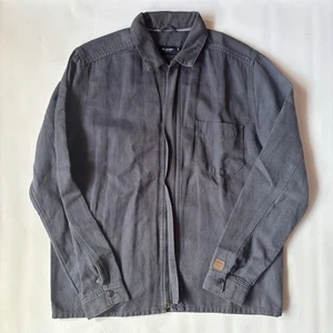 Holebrook Sweden Jacket - Grey - Worker Chore Jacket Linen Blend XL RRP £255 - Picture 1 of 7