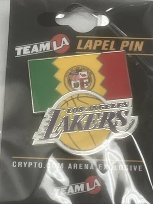 los angeles lakers city flag pin - Image 1 of 4