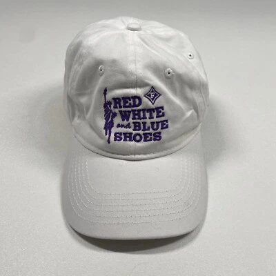 Gorra Furman Paladins para hombre blanca con tirantes roja blanca y azul zapatos Track Club Foto 1 de 4