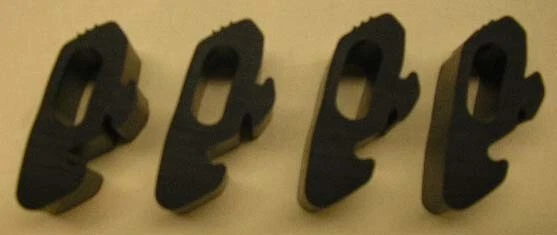 1967 Chevy Impala, Bel Air, or Biscayne Hood To Fender Rubber Bumpers - Image 1 of 1