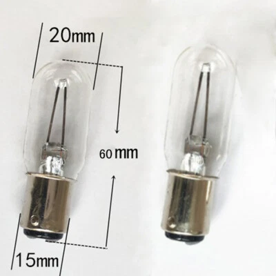 2pcs/set 6V 15W Replacement Bayonet Light Bulbs Microscope Instrument Lamp Bulb - Image 1 of 3