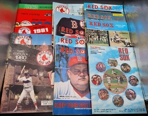 16 Boston Red Sox Fenway Park Scorebooks & Magazines: 1973 - 1985 - Picture 1 of 9