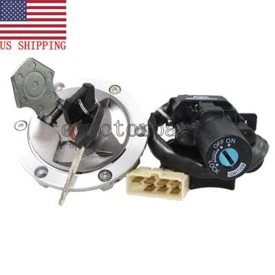 Juego de bloqueo de tapa de gas interruptor de encendido para Kawasaki Ninja 300 ABS SE 2014 Foto 1 de 4