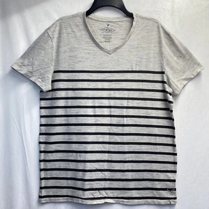 American Eagle Outfitters Vintage Fit VNeck Short Sleeve TShirt Men Medium Gray - Picture 1 of 19