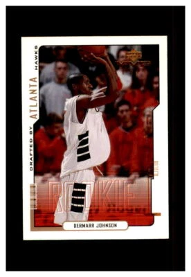 2000-01 MVP UPPER DECK ROOKIE MINT #203 DERMARR JOHNSON HAWKS  - Image 1 of 2