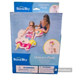 Pool Float Unicorn Shape Water Toy by Sun & Sky - Picture 1 of 3