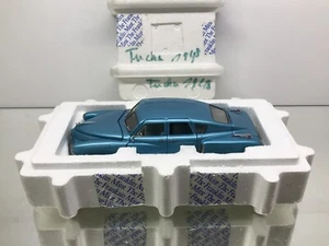 FRANKLIN MINT B11ST35 TUCKER TORPEDO 1948 -BLUE METALLIC 1:24- FAIR IN BOX - Bild 1 von 12