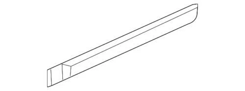 Genuine GM 2005-2009 Chevrolet Pontiac Right Side Door Lower Molding 19179466 - Imagem 1 de 2