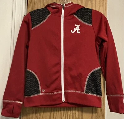 Sudadera con capucha con cremallera completa Alabama Crimson para niñas talla XL (14/16) Foto 1 de 4