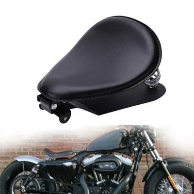 Kit de base de resorte de 3 asientos individuales para motocicleta para Harley Sportster Softail Cross Bones Foto 1 de 4