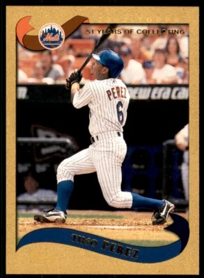 2002 Topps Gold Timo Perez 0967/2002 New York Mets #601 - Image 1 of 2